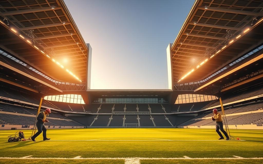 FIFA GLT stadium installation