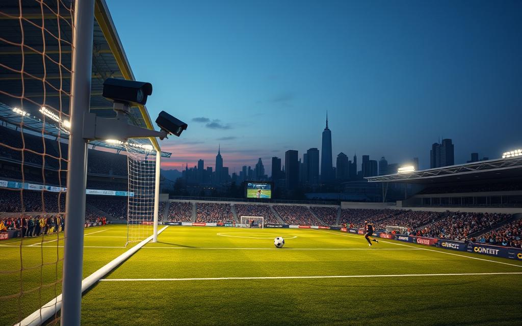 how does goal line technology work in soccer