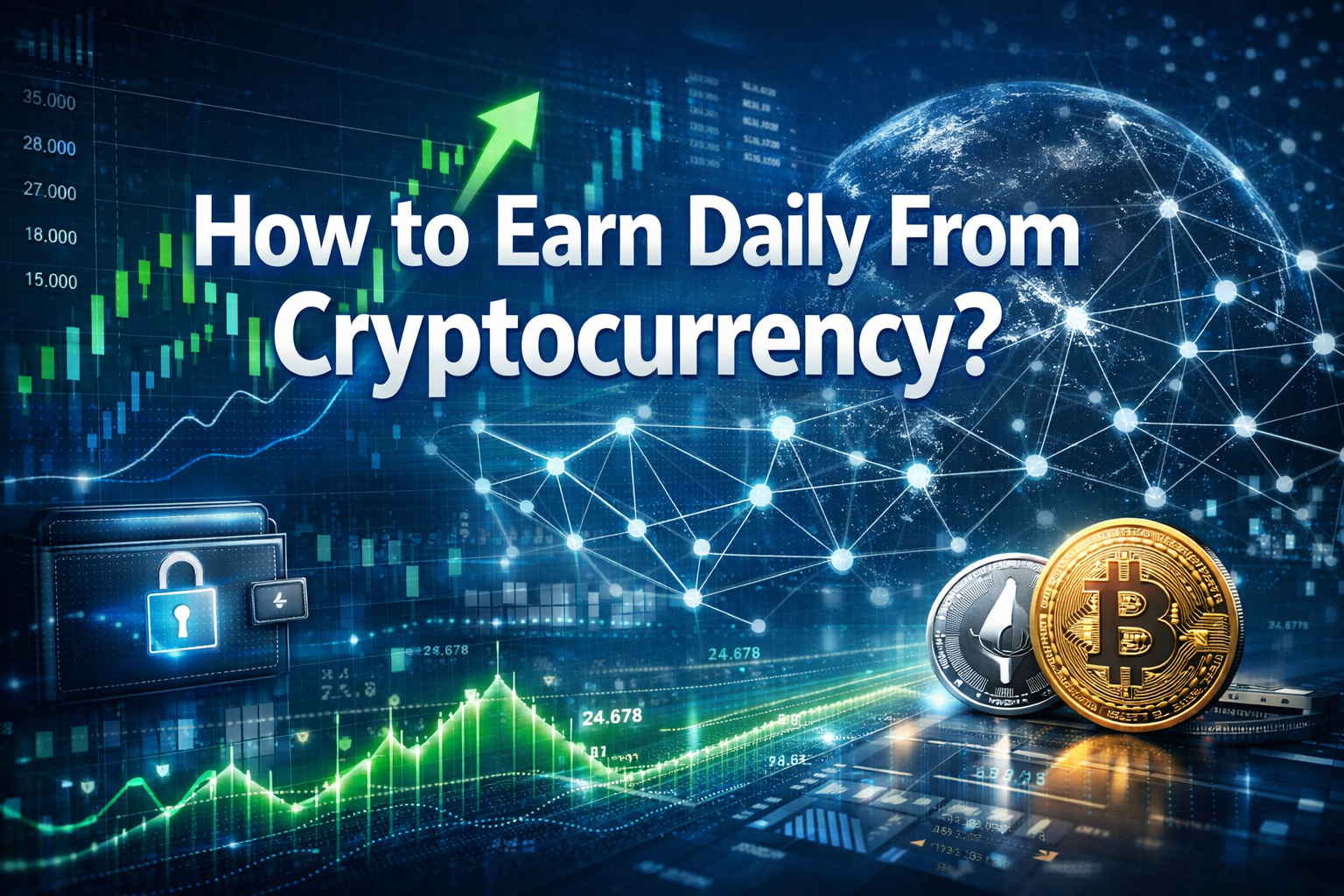 How to earn daily from cryptocurrency?